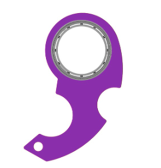 Cosycombe Fidget spinner keyring with bottle opener