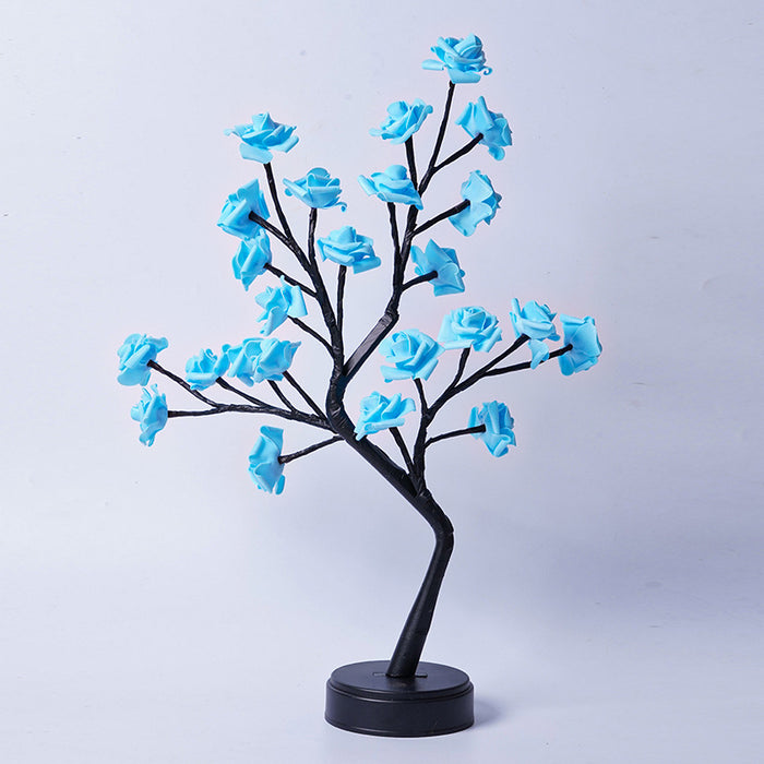 Cosycombe LED rose tree lamp with bendable branches – USB powered