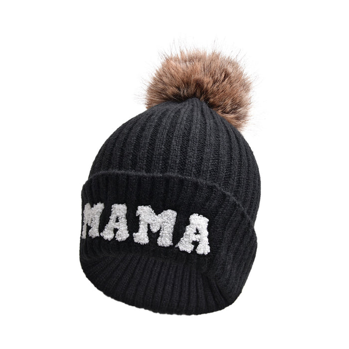 Cosycombe MAMA Beanie with Pompom, Matching MINI Set