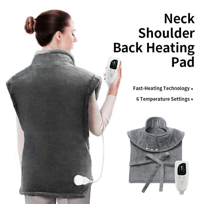 Cosycombe Electric Heated Shawl for Neck, Shoulders and Back, 120W