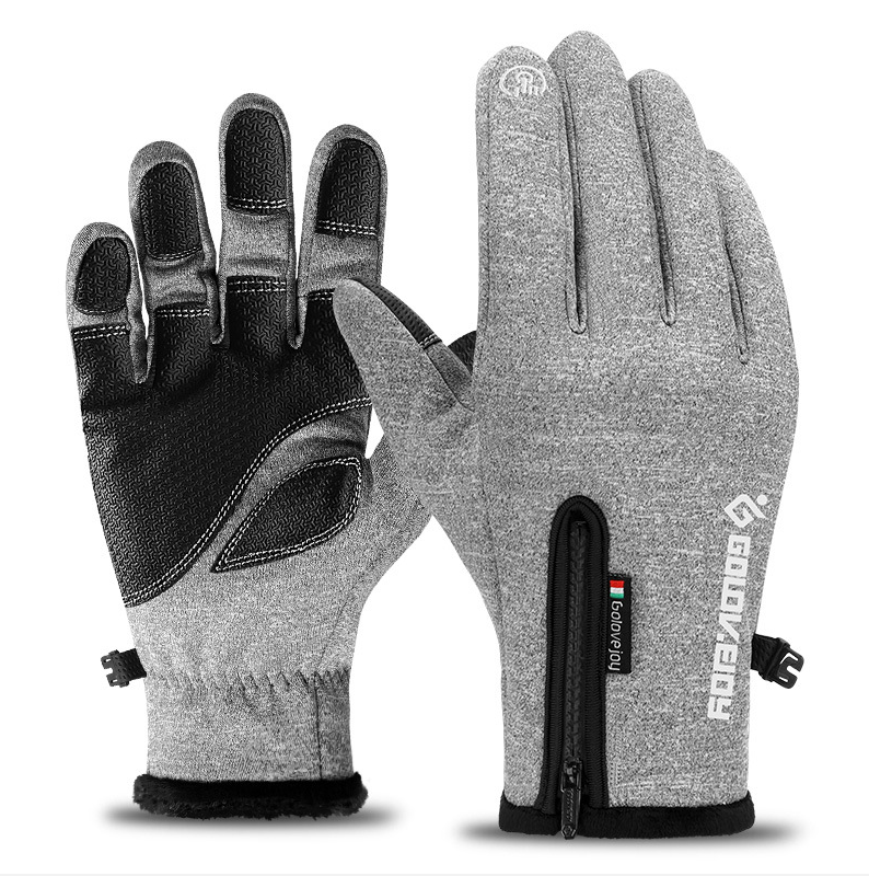 Cosycombe™ Fleece Thermal Gloves with Zip Cuff and Touchscreen Fingers