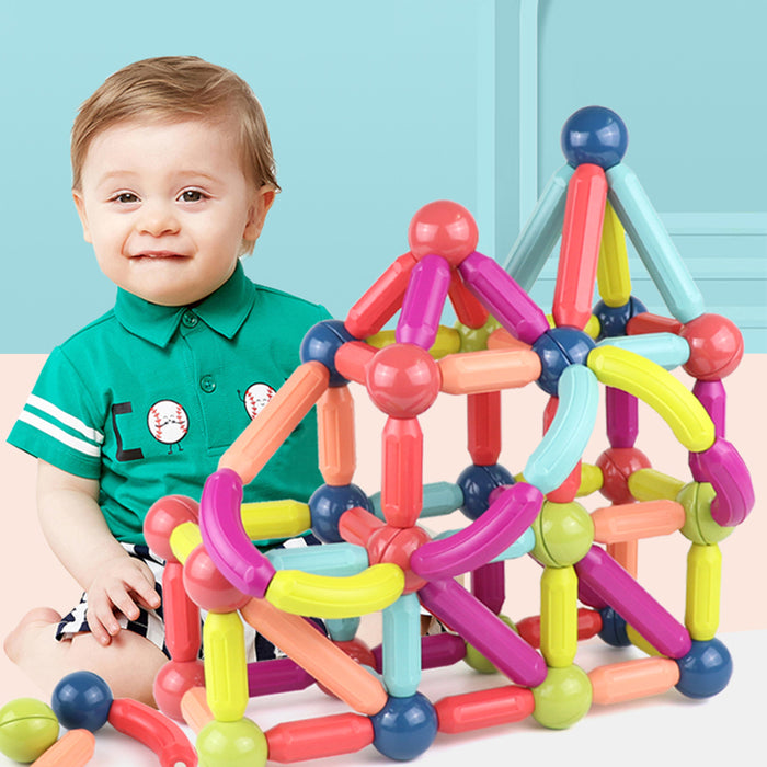 Cosycombe Magnetic stick and ball building set
