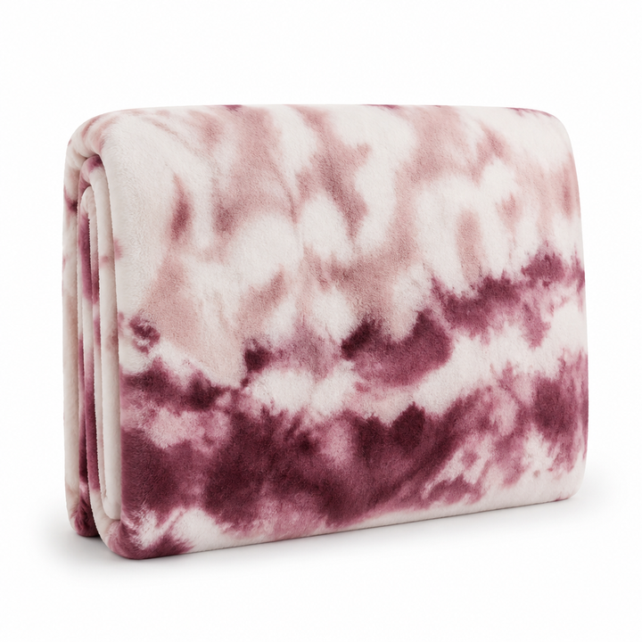 Cosycombe™ Reversible Swirl Faux Fur Blanket With Breathable Back