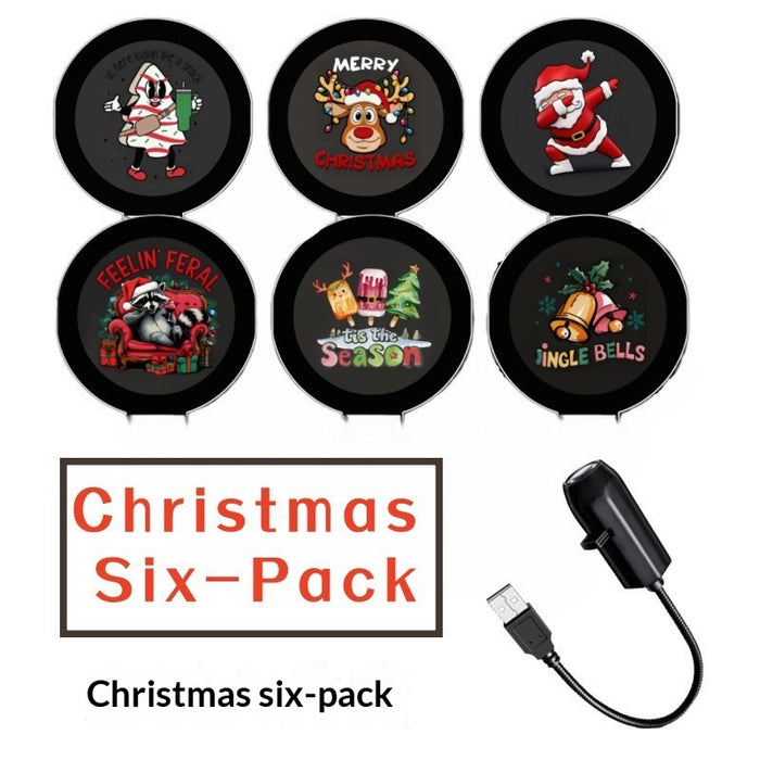 Cosycombe USB Projector Light with Swappable Christmas Pattern Discs