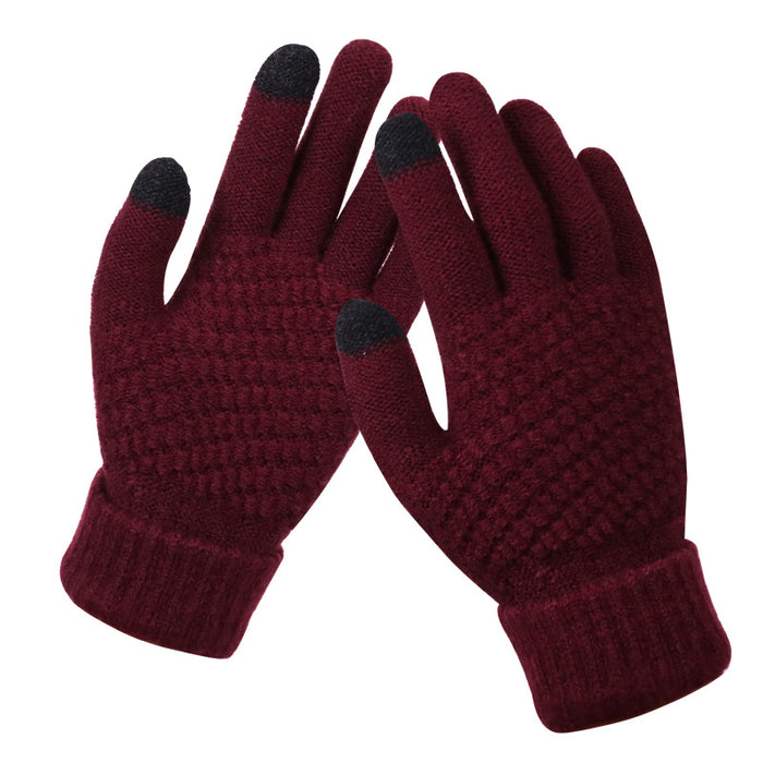 Cosycombe Textured Knit Touchscreen Gloves for Everyone