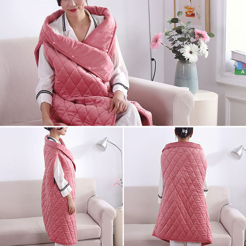Cosycombe™ Portable USB Heated Blanket with Power Bank Pocket