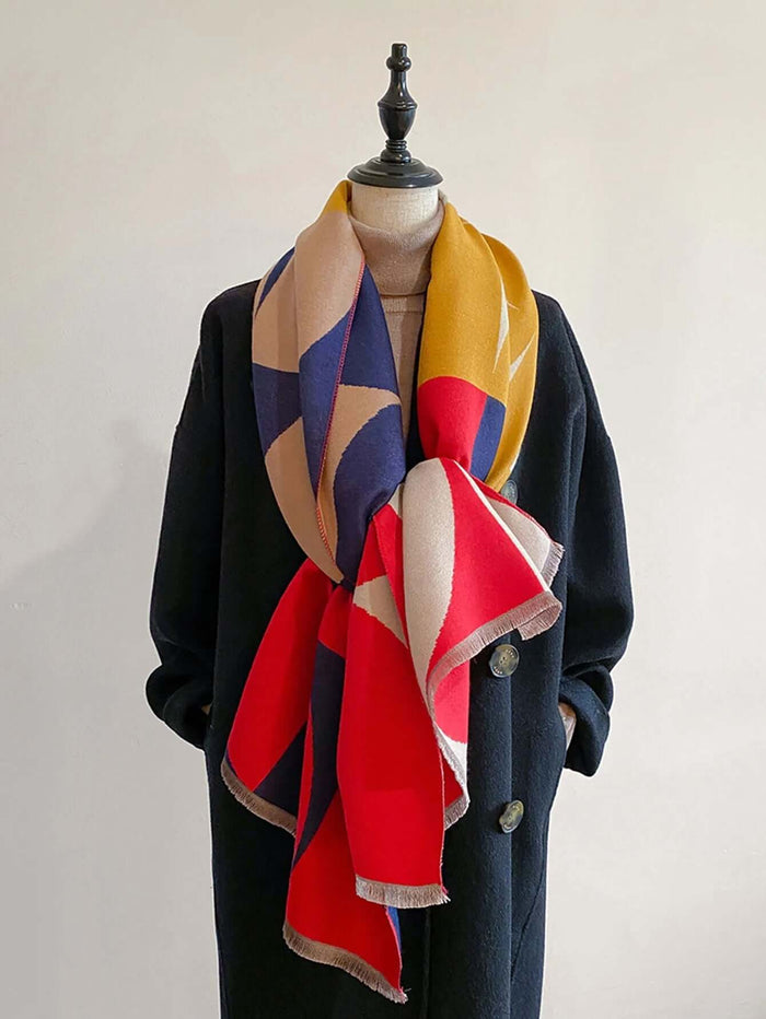 Cosycombe™ Reversible Winter Scarf for Women – Two Looks in One Soft Wrap