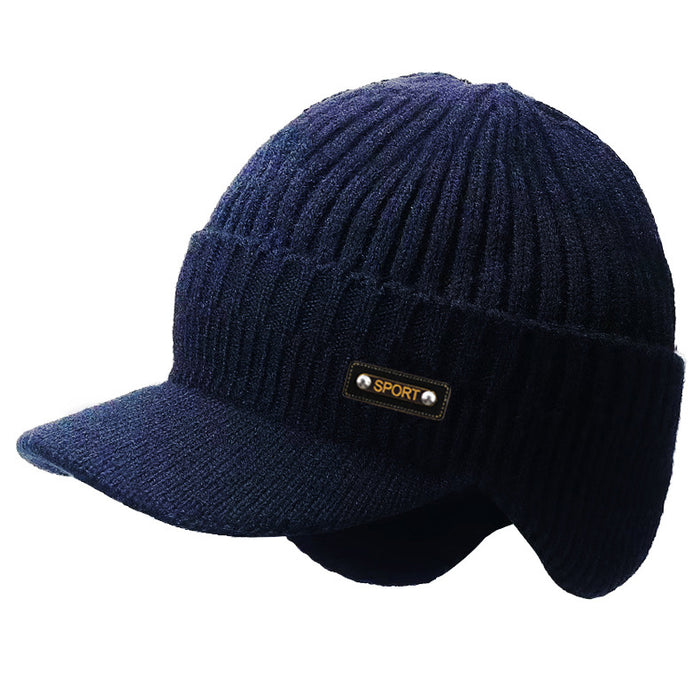 Cosycombe Mens Peaked Beanie with Fold Down Ear Flaps