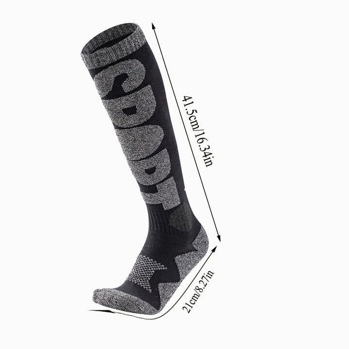 Cosycombe™ Merino Wool Blend Ski Socks with Cushioned Warmth