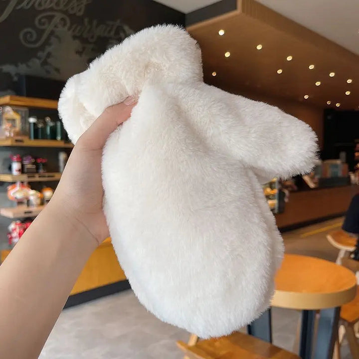 Cosycombe™ Fluffy Plush Mittens with Thick Lining for Cold Days