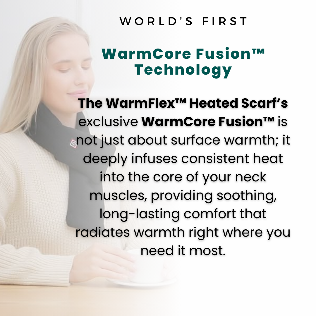 Cosycombe™ USB Heated Neck Wrap Scarf with Even, Soothing Warmth