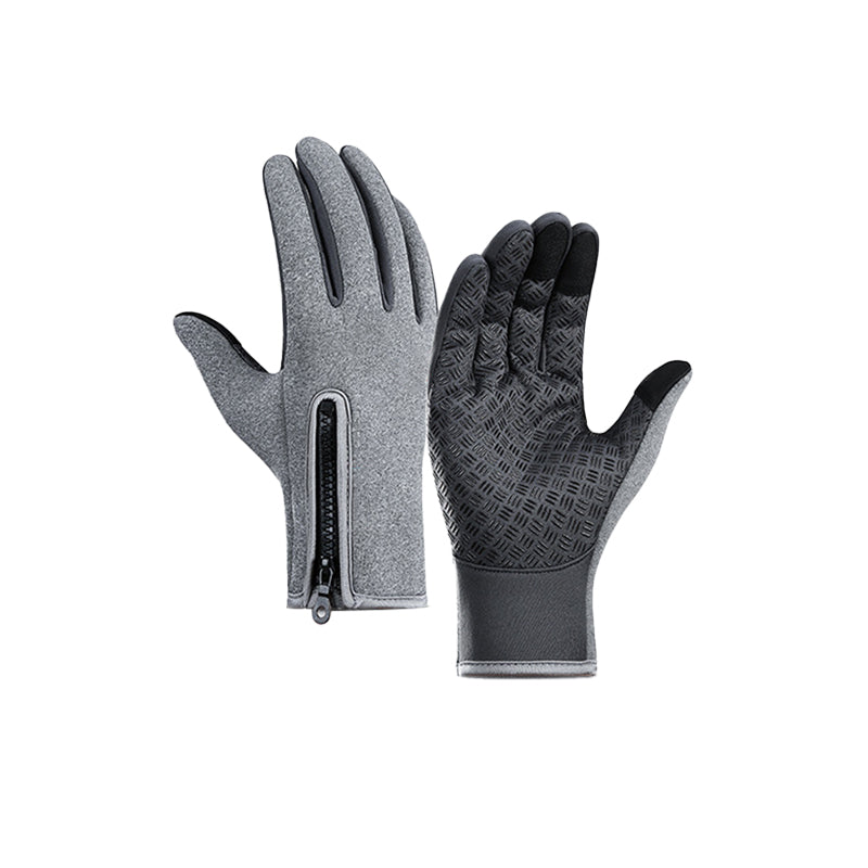 Cosycombe™ Warm Thermal Gloves with 3 Touchscreen Fingers and Zip Fit
