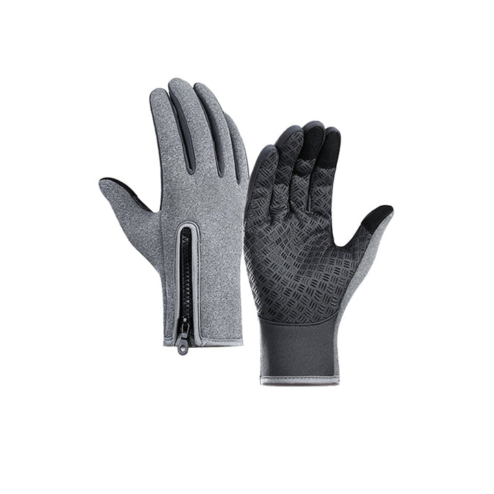 Cosycombe™ Warm Thermal Gloves with 3 Touchscreen Fingers and Zip Fit