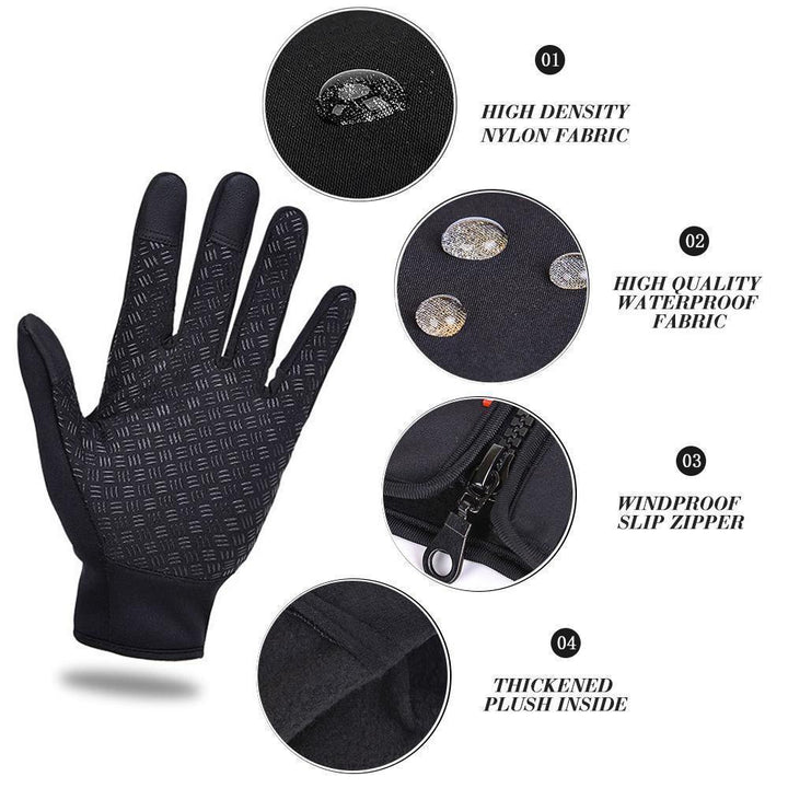 Cosycombe™ Waterproof Thermal Gloves with 3 Touchscreen Fingers