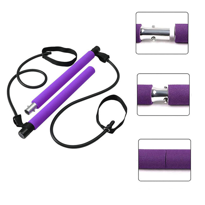 Cosycombe Portable pilates bar kit with five band pairs
