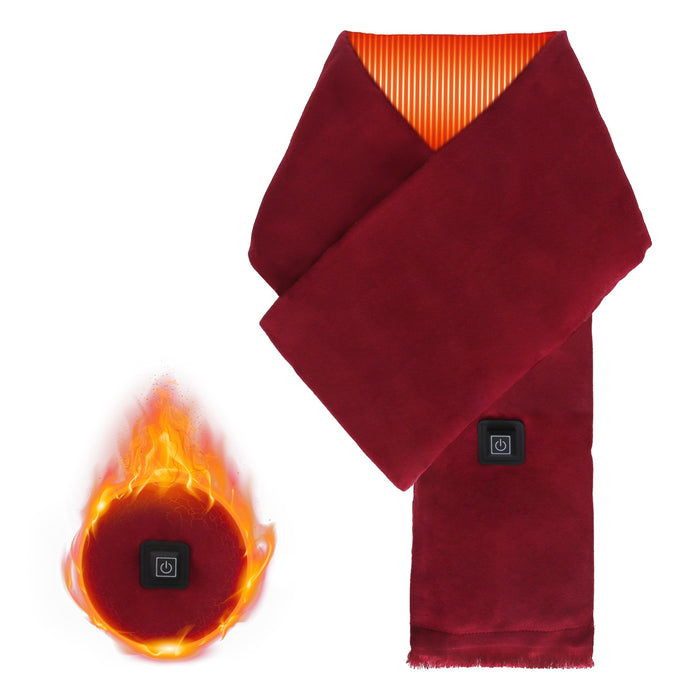 Cosycombe USB Heated Scarf with Zipped Pocket for Power Bank
