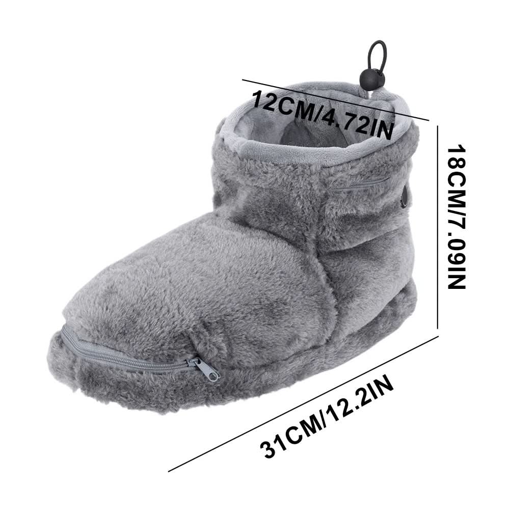 Cosycombe™ USB Heated Plush Slippers for Warm, Cosy Feet at Home