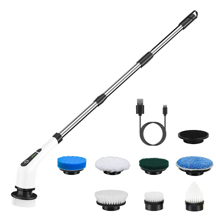 Cosycombe Cordless spin scrubber with telescopic arm
