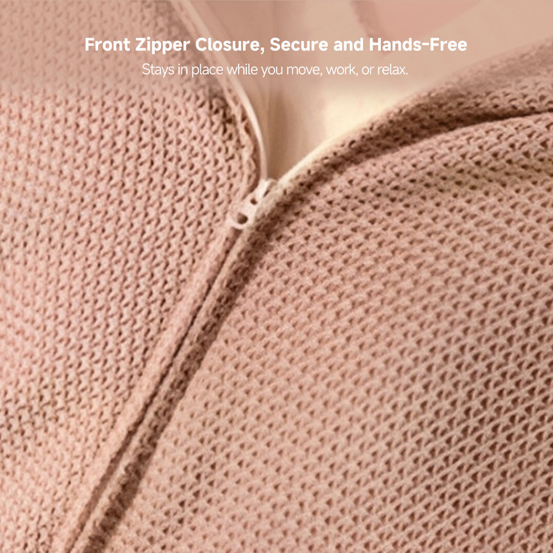 Cosycombe™ Hooded Heated Wearable Blanket with Zip and 3 Heat Settings