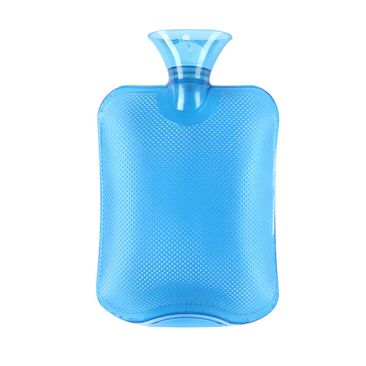 Water Filled Hot Water Bottle In Clear PVC, 1 Or 2 Litres