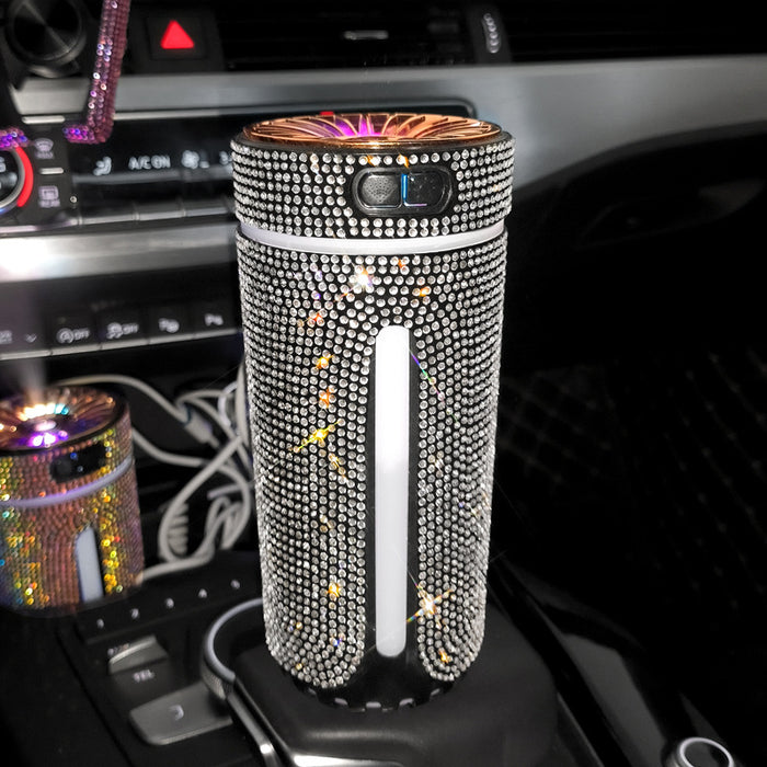 Cosycombe Rhinestone car diffuser with colour mood light