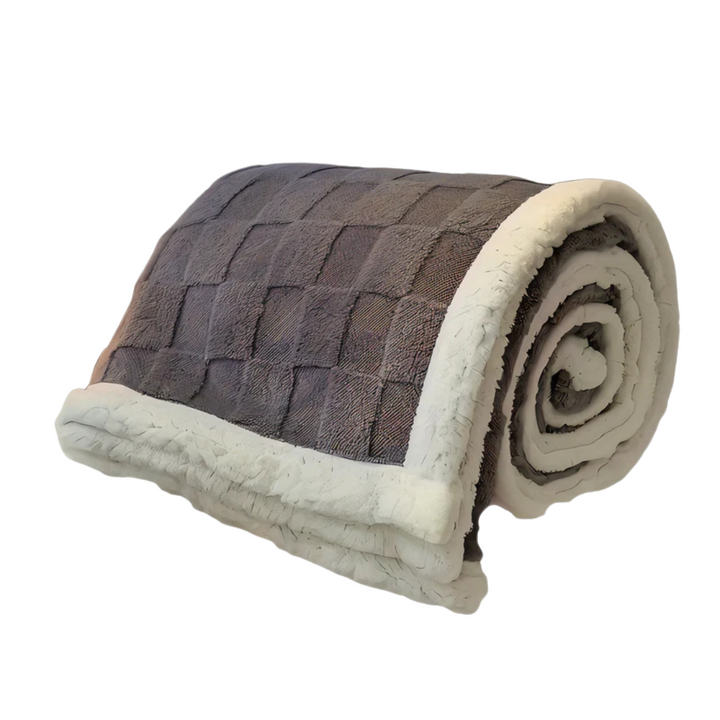 Cosycombe™ Double-Sided Fleece and Sherpa Blanket, Extra Warm Sofa Throw