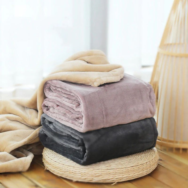 Cosycombe™ Washable USB Heated Flannel Blanket, Double-Sided