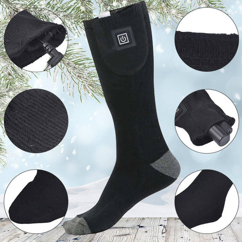 Cosycombe™ Rechargeable Heated Socks with Adjustable Temperature