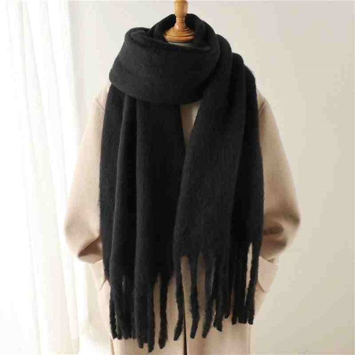 Cosycombe Thick Fluffy Winter Scarf in 19 Colours