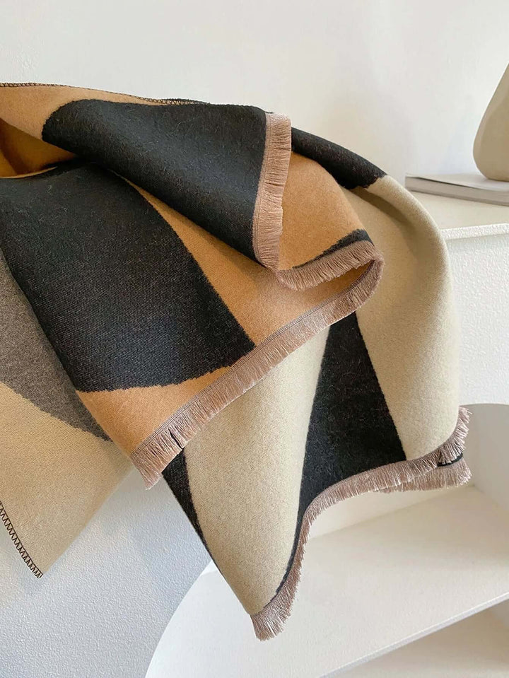 Cosycombe™ Reversible Winter Scarf for Women – Two Looks in One Soft Wrap