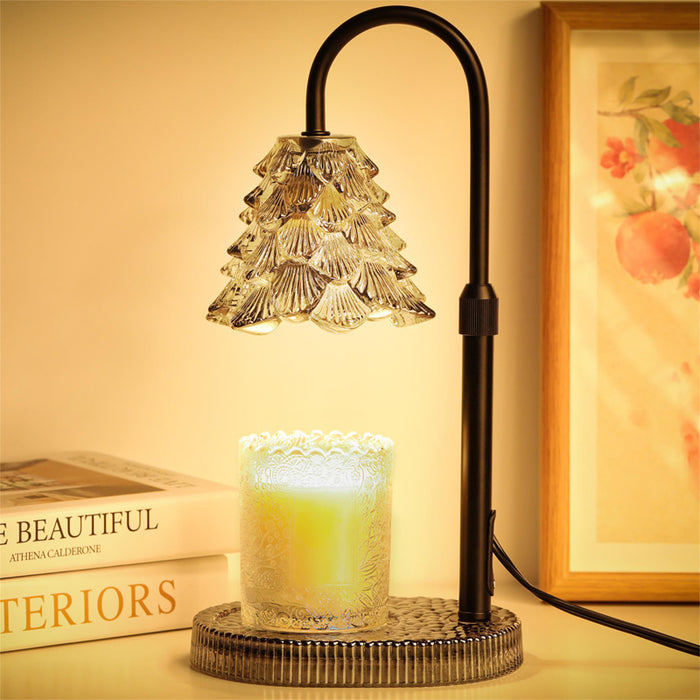 Cosycombe Candle warmer lamp with timer and dimmer, white tree design