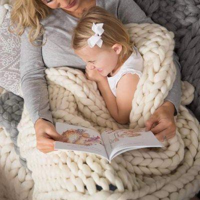 Cosycombe™ Chunky Knit Blanket in Soft Microfibre, Twelve Colours