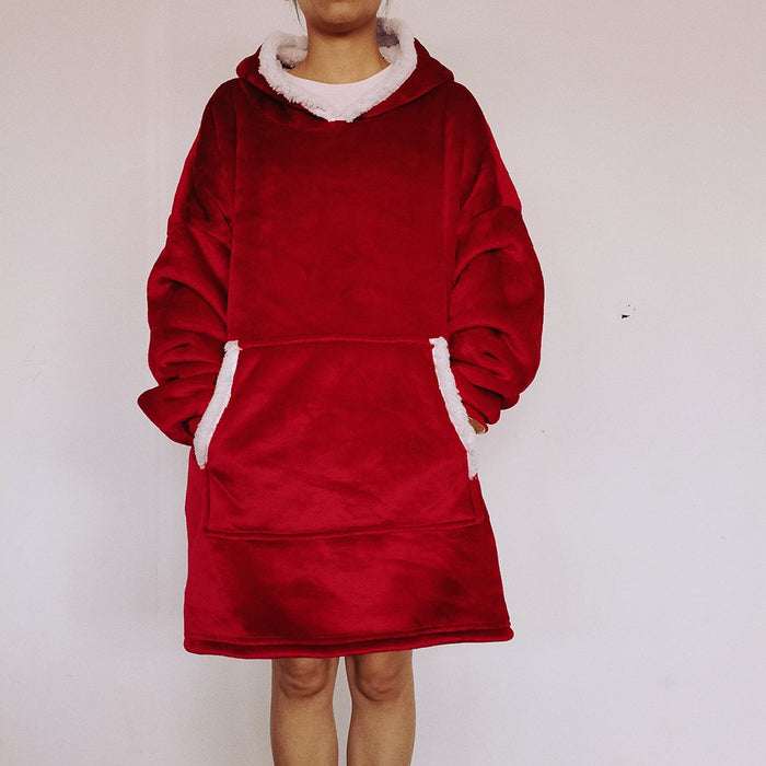 Cosycombe Oversized Blanket Hoodie with Sherpa Fleece Lining