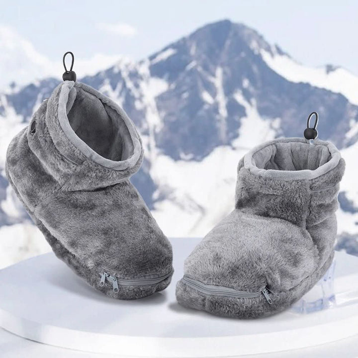 Cosycombe™ USB Heated Plush Slippers for Warm, Cosy Feet at Home