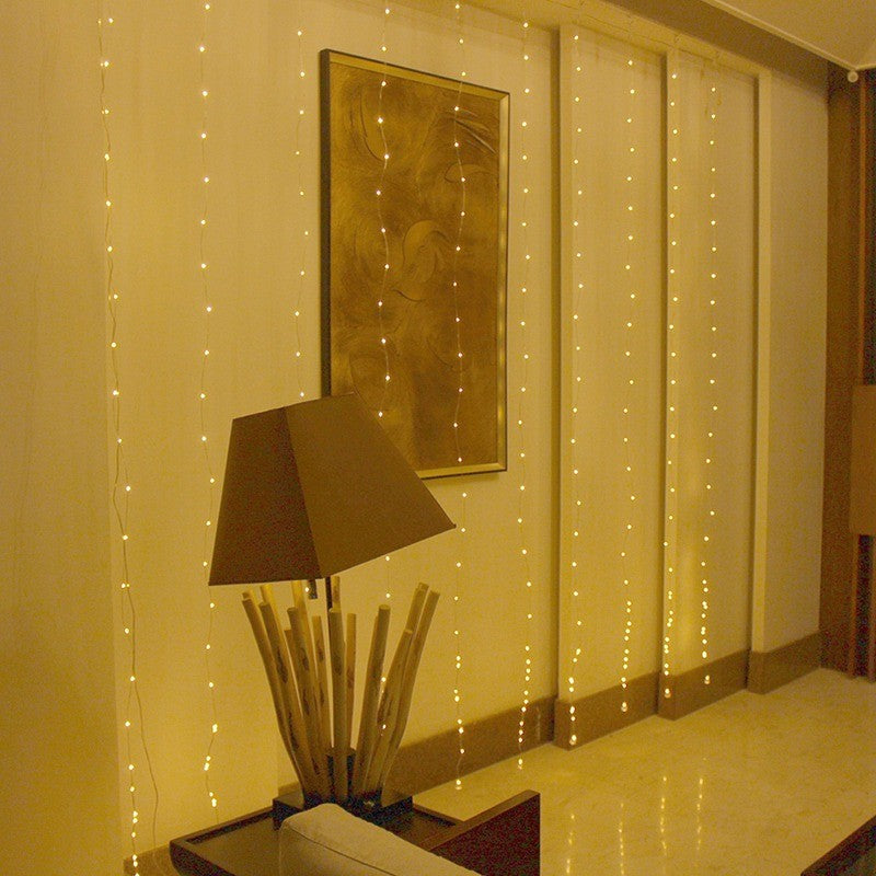 LED Curtain Lights 3x3m With 304 Beads For Parties