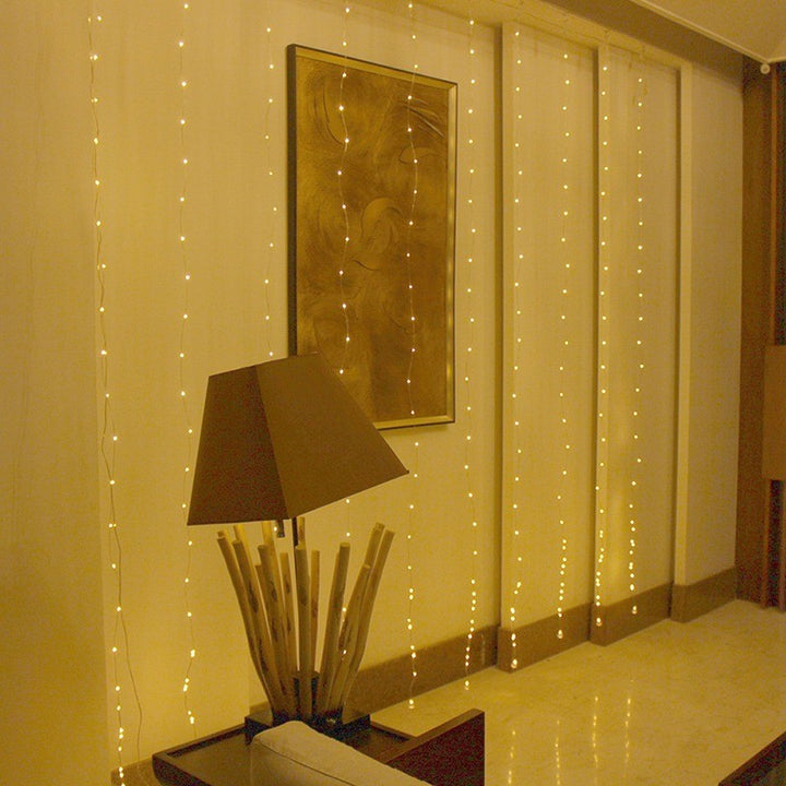 LED Curtain Lights 3x3m With 304 Beads For Parties