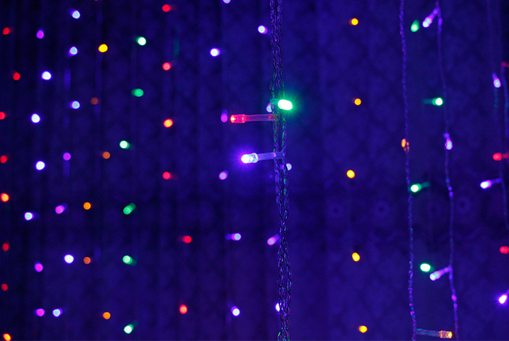 LED Curtain Lights 3x3m With 304 Beads For Parties