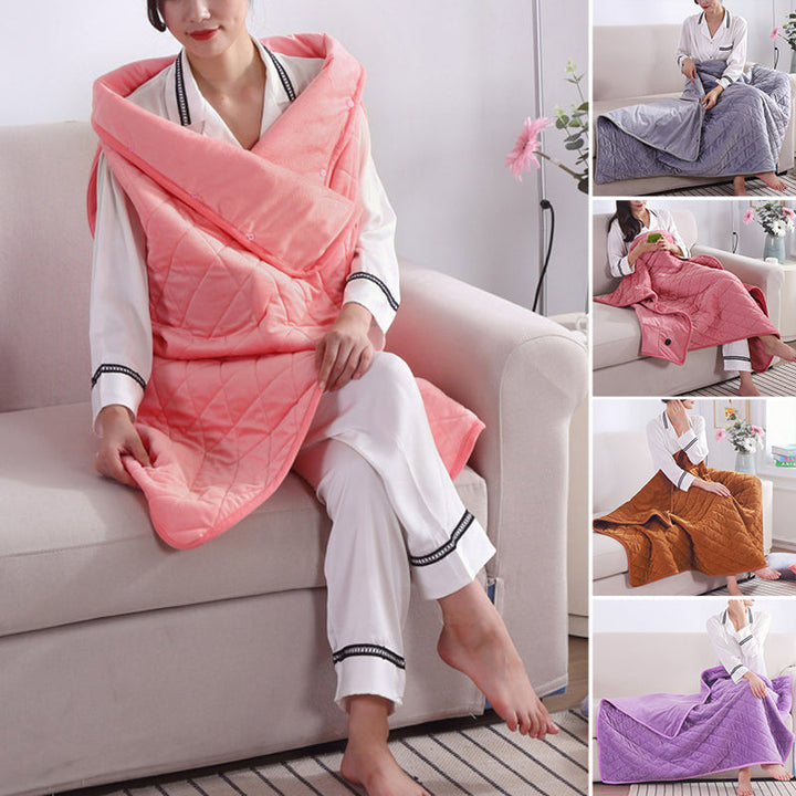 Cosycombe™ Portable USB Heated Blanket with Power Bank Pocket