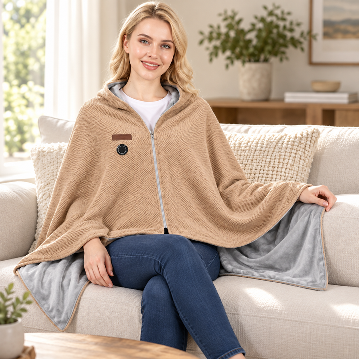 Cosycombe™ USB-C Heated Blanket with Zip and 8 Heat Zones
