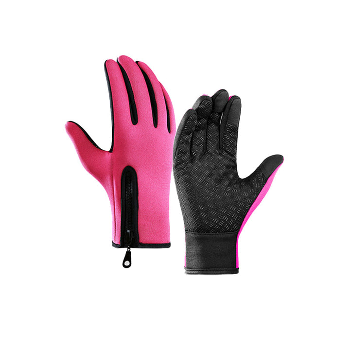 Cosycombe™ Warm Thermal Gloves with 3 Touchscreen Fingers and Zip Fit