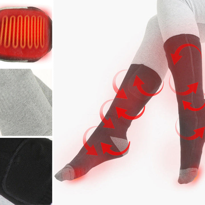 Cosycombe™ Rechargeable Heated Socks with Adjustable Temperature