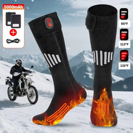 Cosycombe™ USB Rechargeable Heated Socks for Toes and Soles