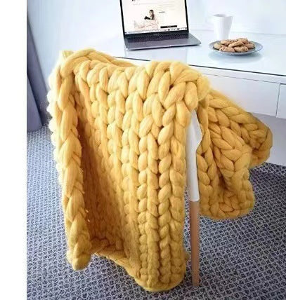 Cosycombe™ Chunky Knit Blanket in Soft Microfibre, Twelve Colours