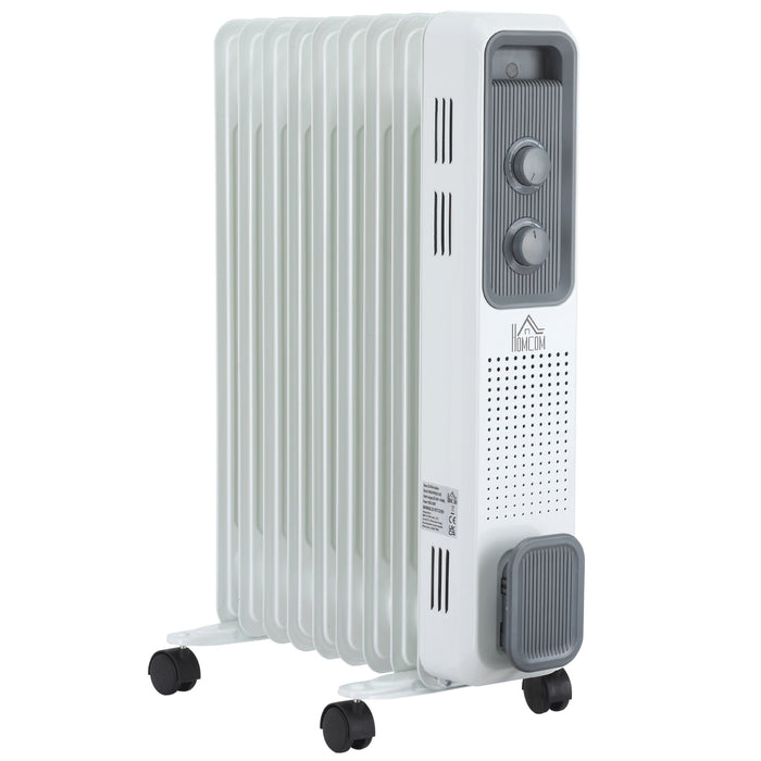 Cosycombe Oil Filled Radiator 2000W with 9 Fins and Thermostat