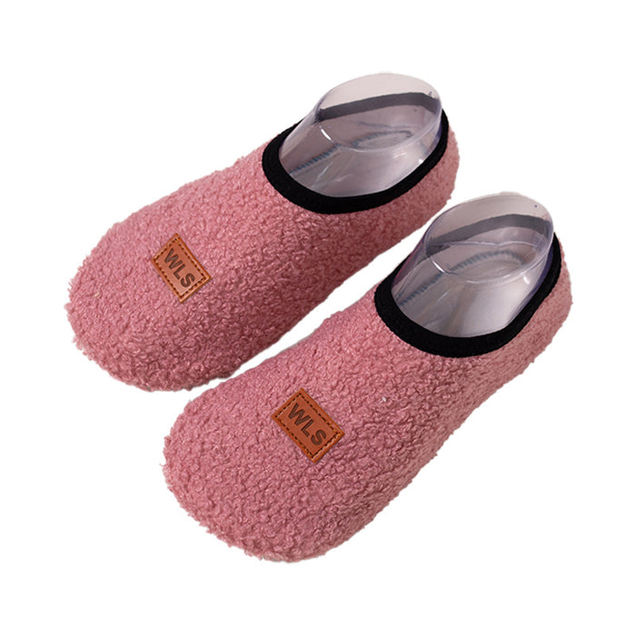 Cosycombe Fleece-Lined Slipper Socks with Non-Slip Sole