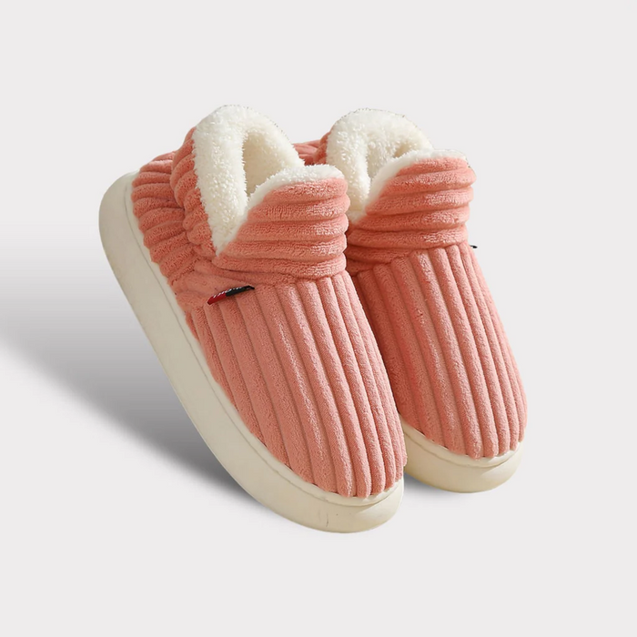 Cosycombe™ Fluffy Fleece Winter Slippers with Thick, Non-Slip Soles