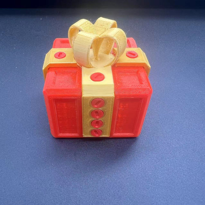 Cosycombe 3D-printed prank gift box sealed with screws