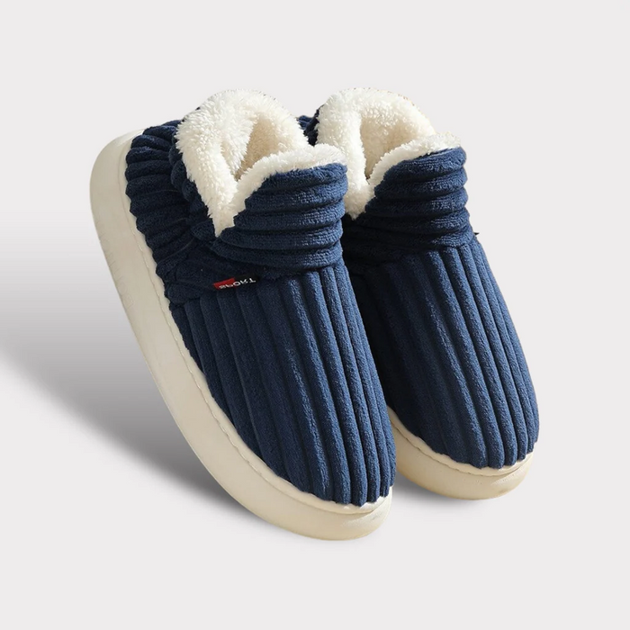 Cosycombe™ Fluffy Fleece Winter Slippers with Thick, Non-Slip Soles
