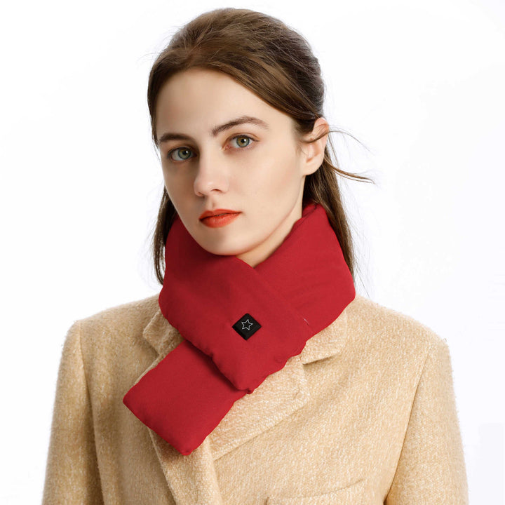 Cosycombe™ Cotton Heated Scarf with 3 Heat Levels and 7-Hour Battery