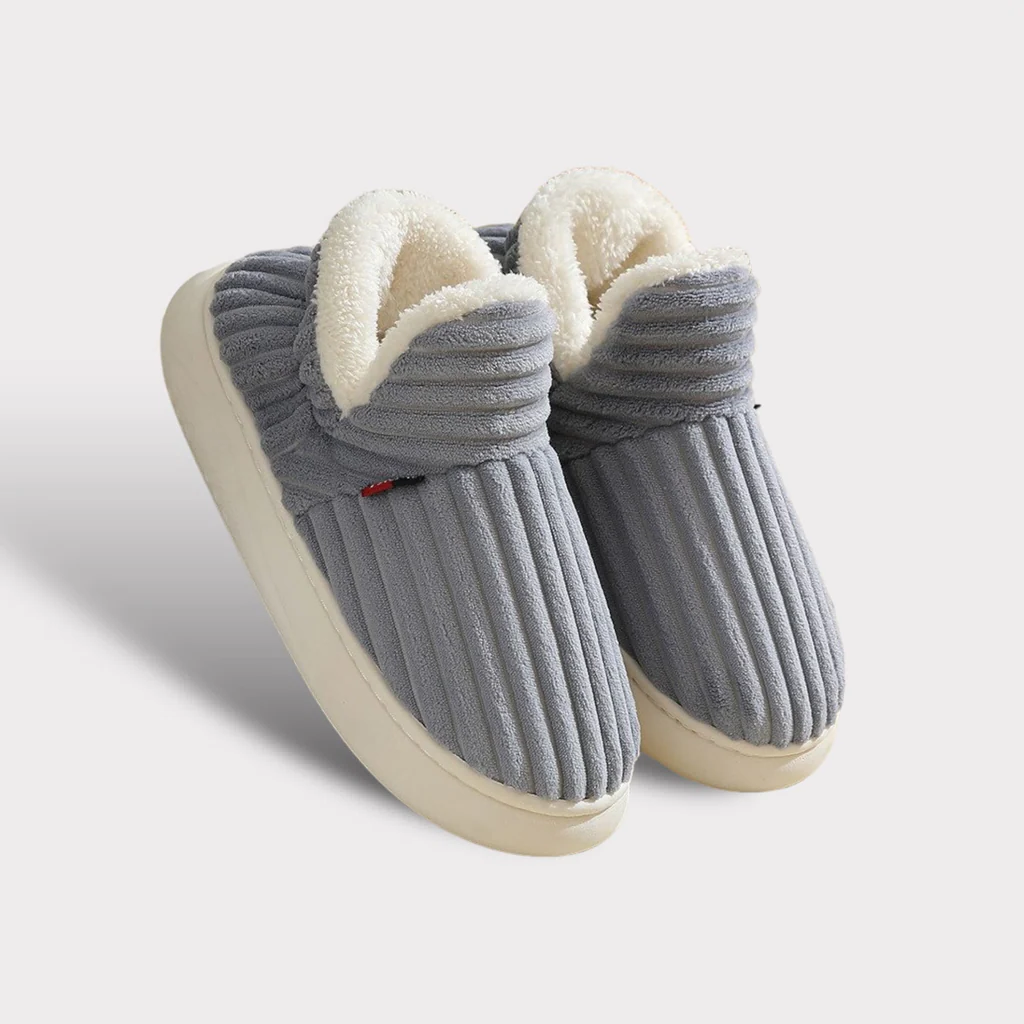 Cosycombe™ Fluffy Fleece Winter Slippers with Thick, Non-Slip Soles